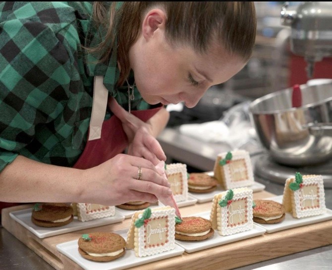 Local Baker Jen Clifford Takes on The Holiday Baking Challenge on the Food Network!