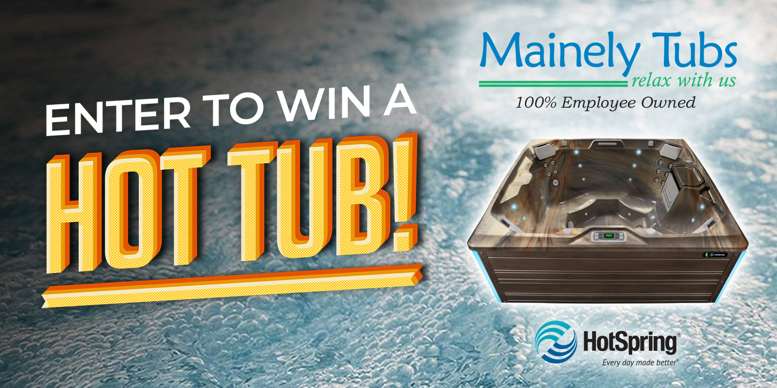 Enter to Win a Hot Tub And Relax in Your Very Own Spa This Winter!