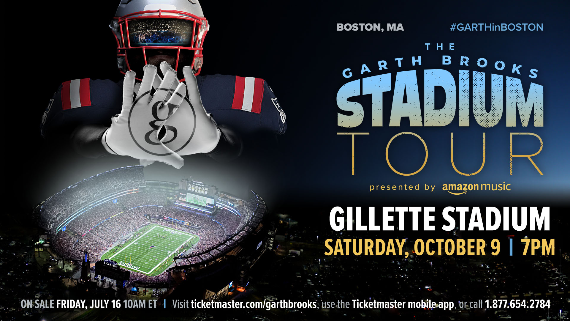 Sign Up For a Chance to Win Tickets to See Garth Brooks at Gillette Stadium