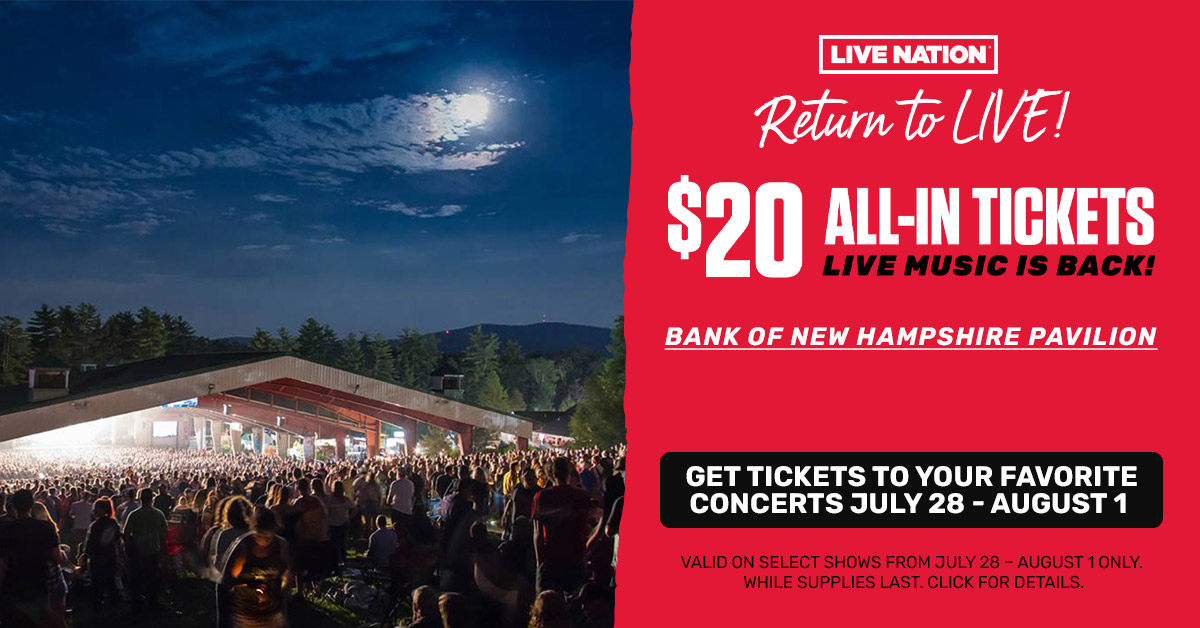 Win a Pair of Tickets to The Concert of YOUR Choice – Celebrate Live Nation’s ‘Return to Live’
