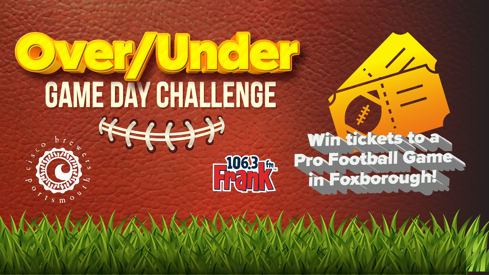 Cisco Brewery’s Over/Under Game Day Challenge – Win Tickets to An Upcoming Football Game!