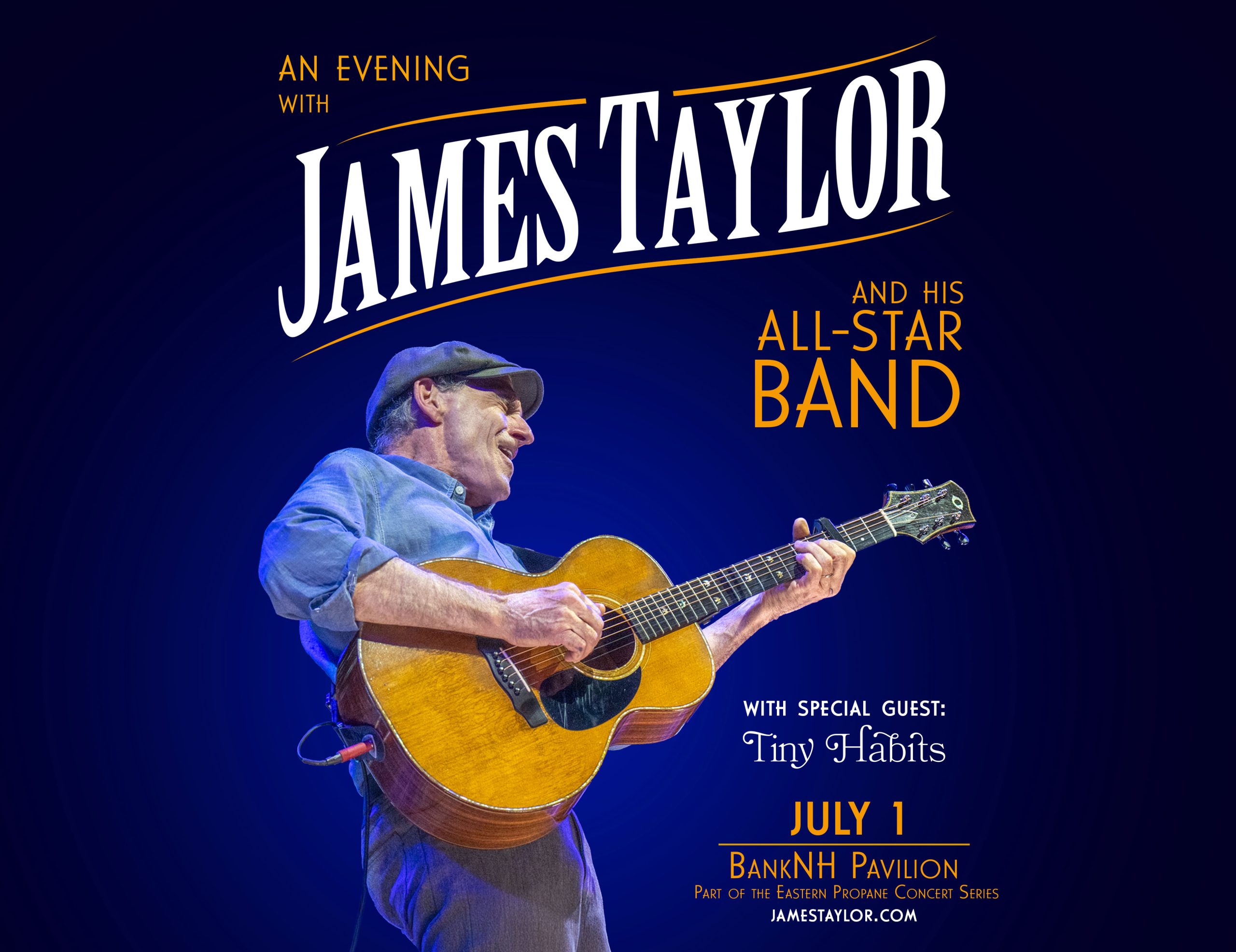 Win Tickets to James Taylor at BankNH Pavilion!