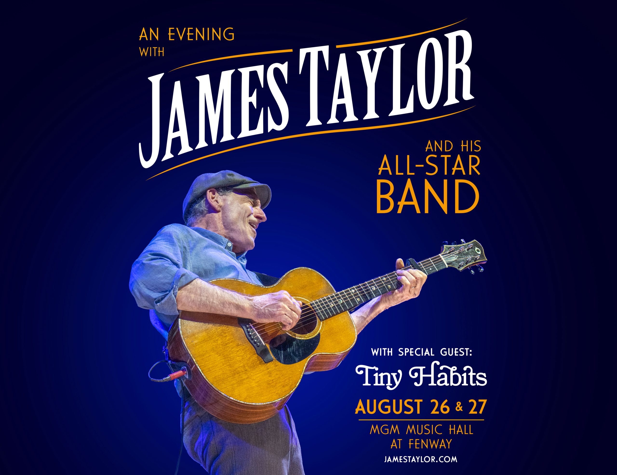 Win Tickets to See James Taylor & His All-Star Band at MGM Music Hall!